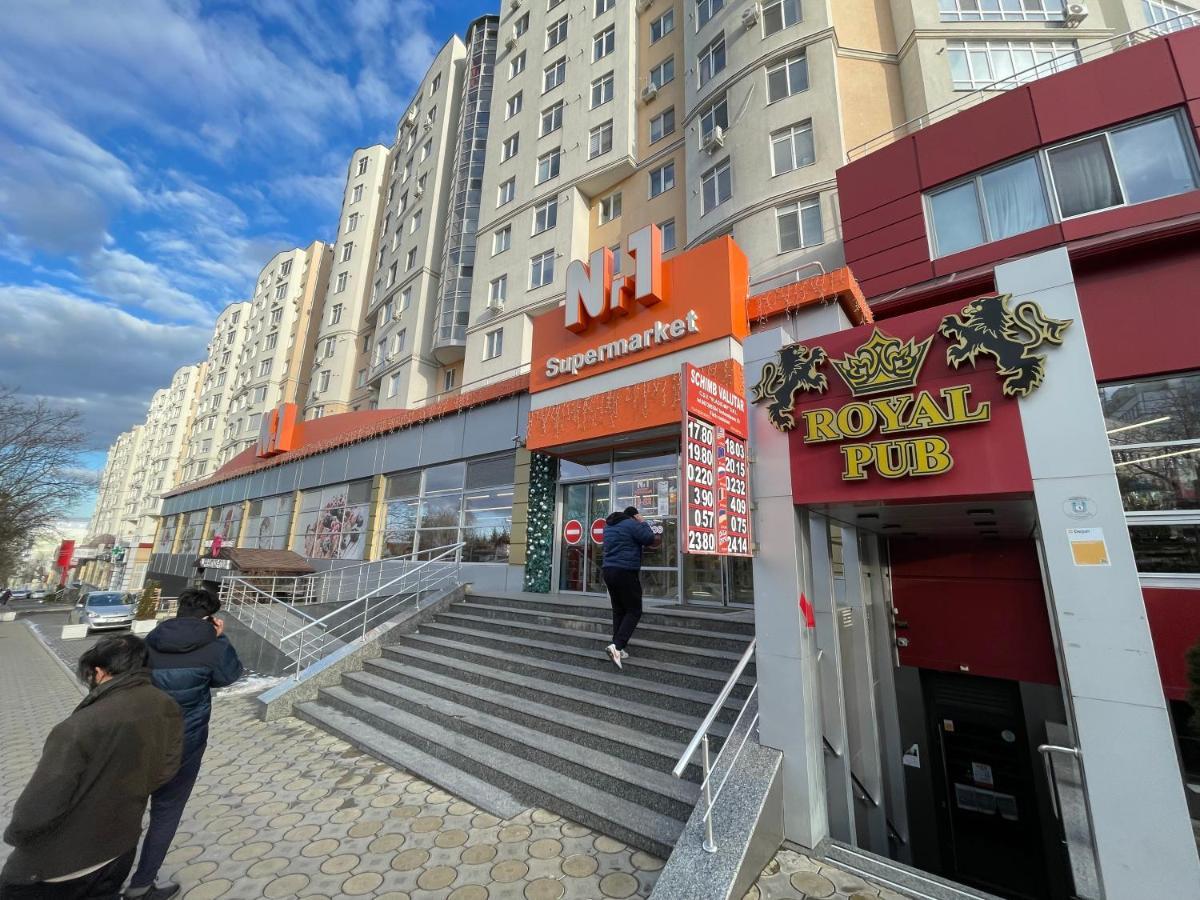 Comfortable Apartment With A Panoramic View Кишинёв Экстерьер фото